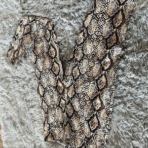 Snakeprint Pants